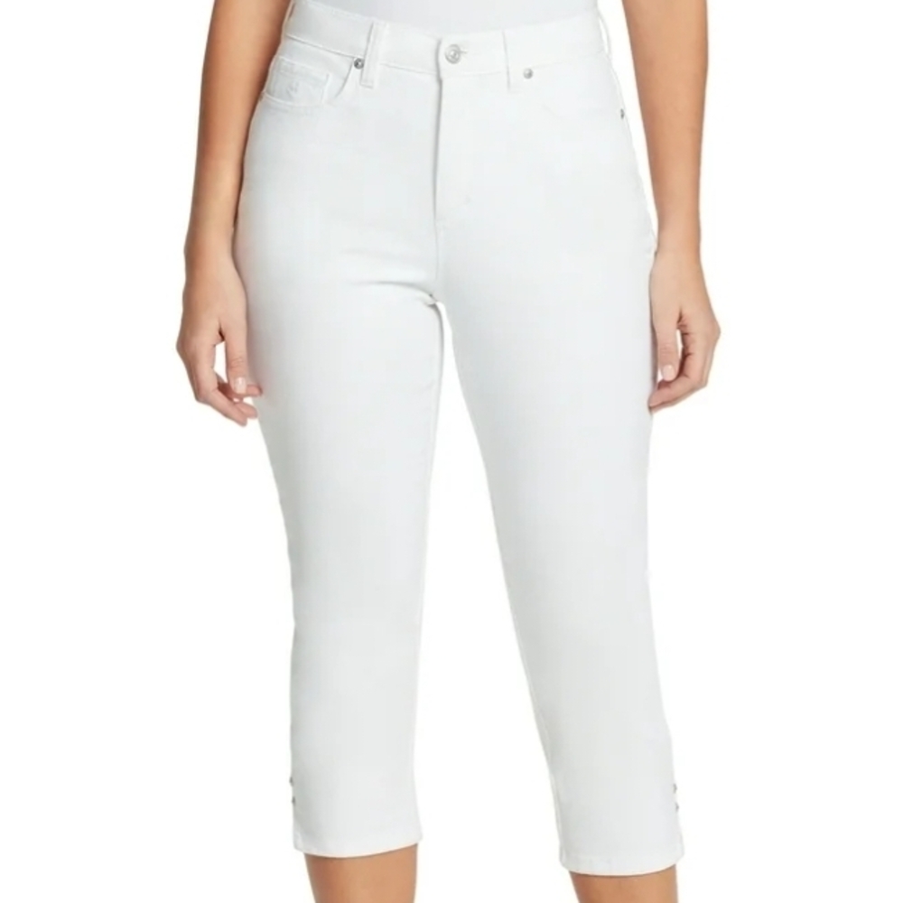 Gloria Vanderbilt Jeans Cropped White